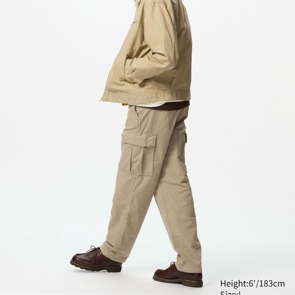 Uniqlo Men's Cargo Pants - Khaki